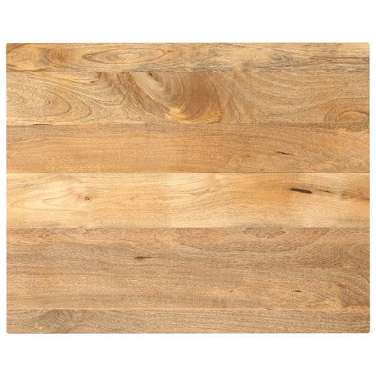 Tafelblad rechthoekig 100x80x2,5 cm massief mangohout is nu te koop bij PeponiXL, paradijselijk wonen!