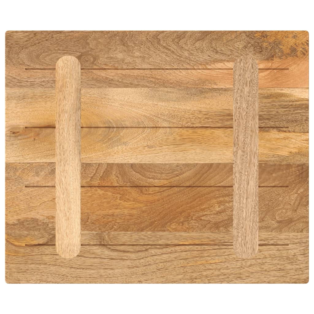 Tafelblad rechthoekig 60x50x3,8 cm massief mangohout is nu te koop bij PeponiXL, paradijselijk wonen!