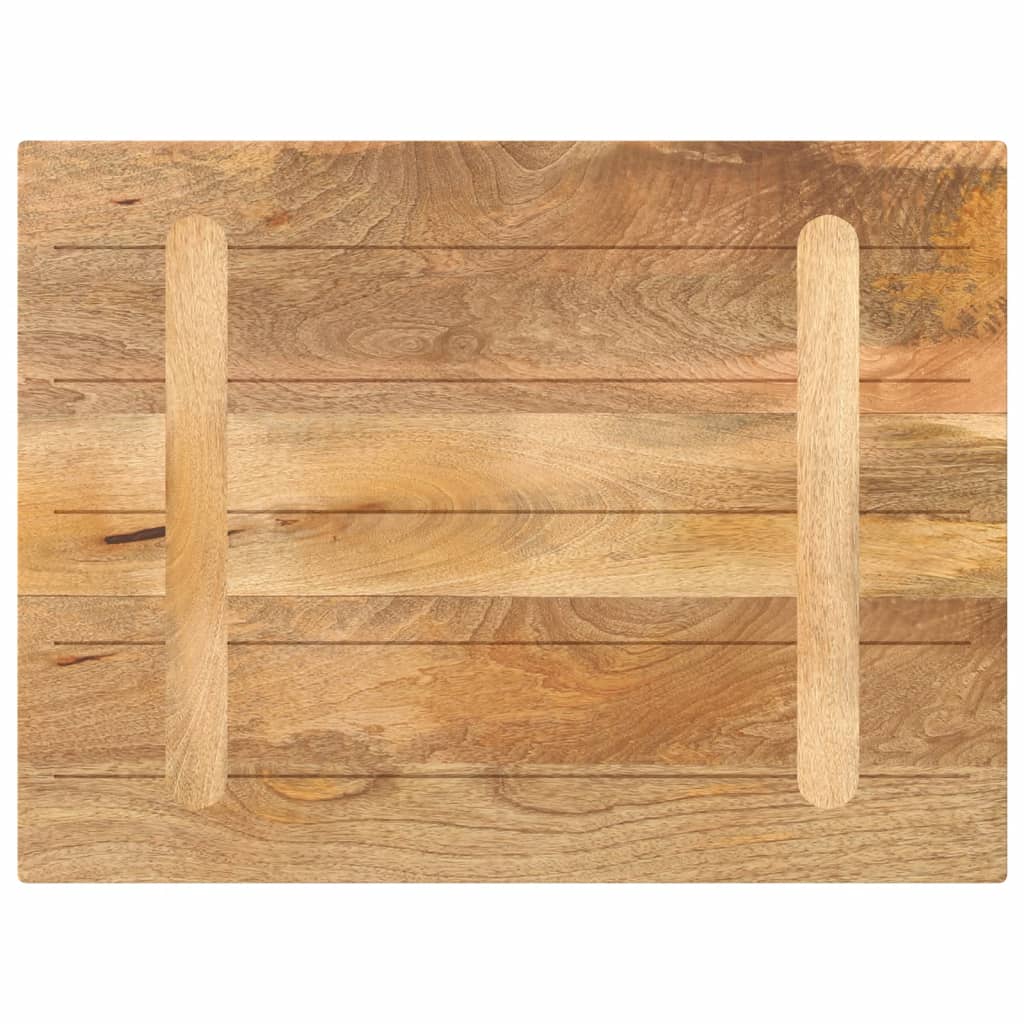 Tafelblad rechthoekig 90x70x3,8 cm massief mangohout is nu te koop bij PeponiXL, paradijselijk wonen!