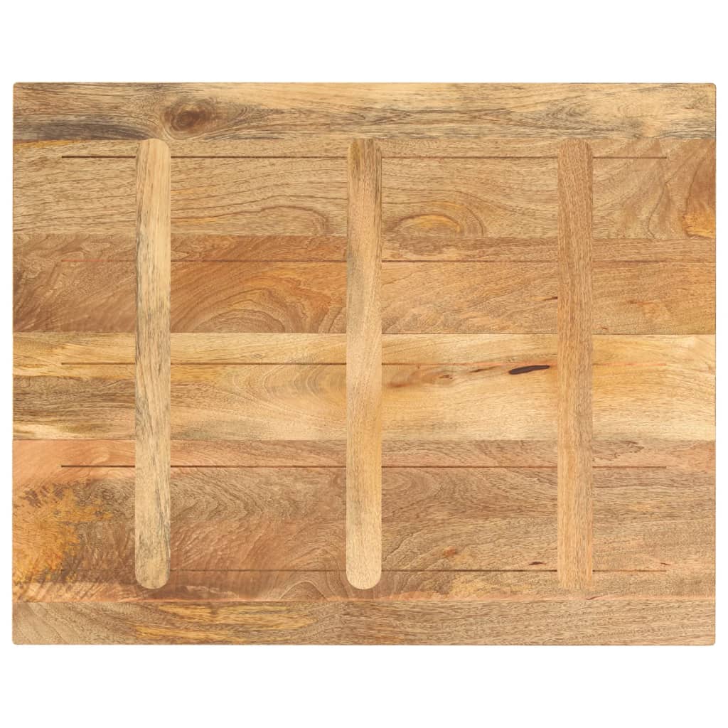 Tafelblad rechthoekig 90x80x3,8 cm massief mangohout is nu te koop bij PeponiXL, paradijselijk wonen!