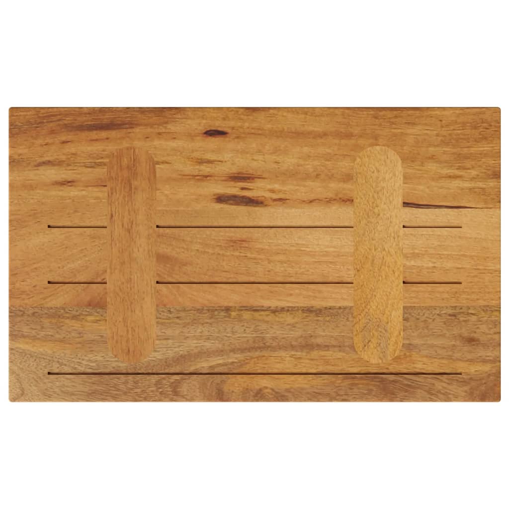 Tafelblad rechthoekig 60x40x2,5 cm massief mangohout is nu te koop bij PeponiXL, paradijselijk wonen!