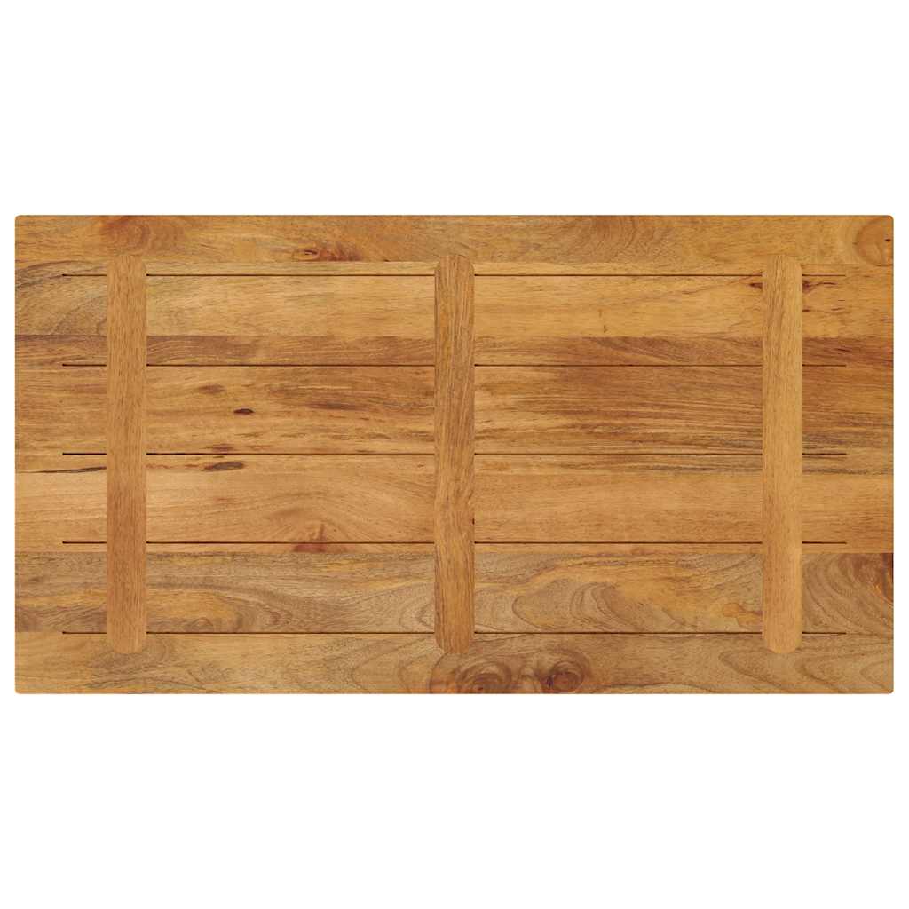 Tafelblad rechthoekig 100x60x2,5 cm massief mangohout is nu te koop bij PeponiXL, paradijselijk wonen!