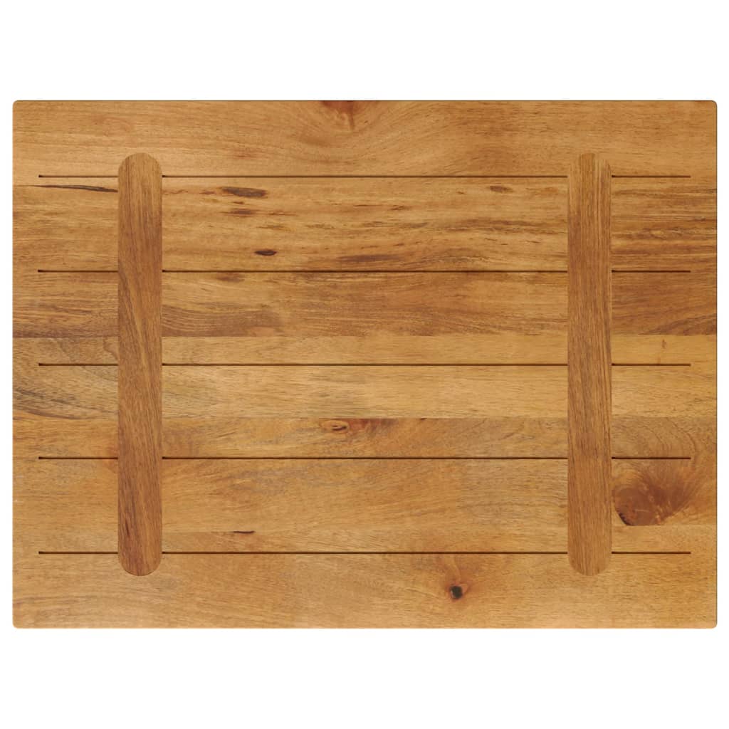 Tafelblad rechthoekig 90x70x2,5 cm massief mangohout is nu te koop bij PeponiXL, paradijselijk wonen!