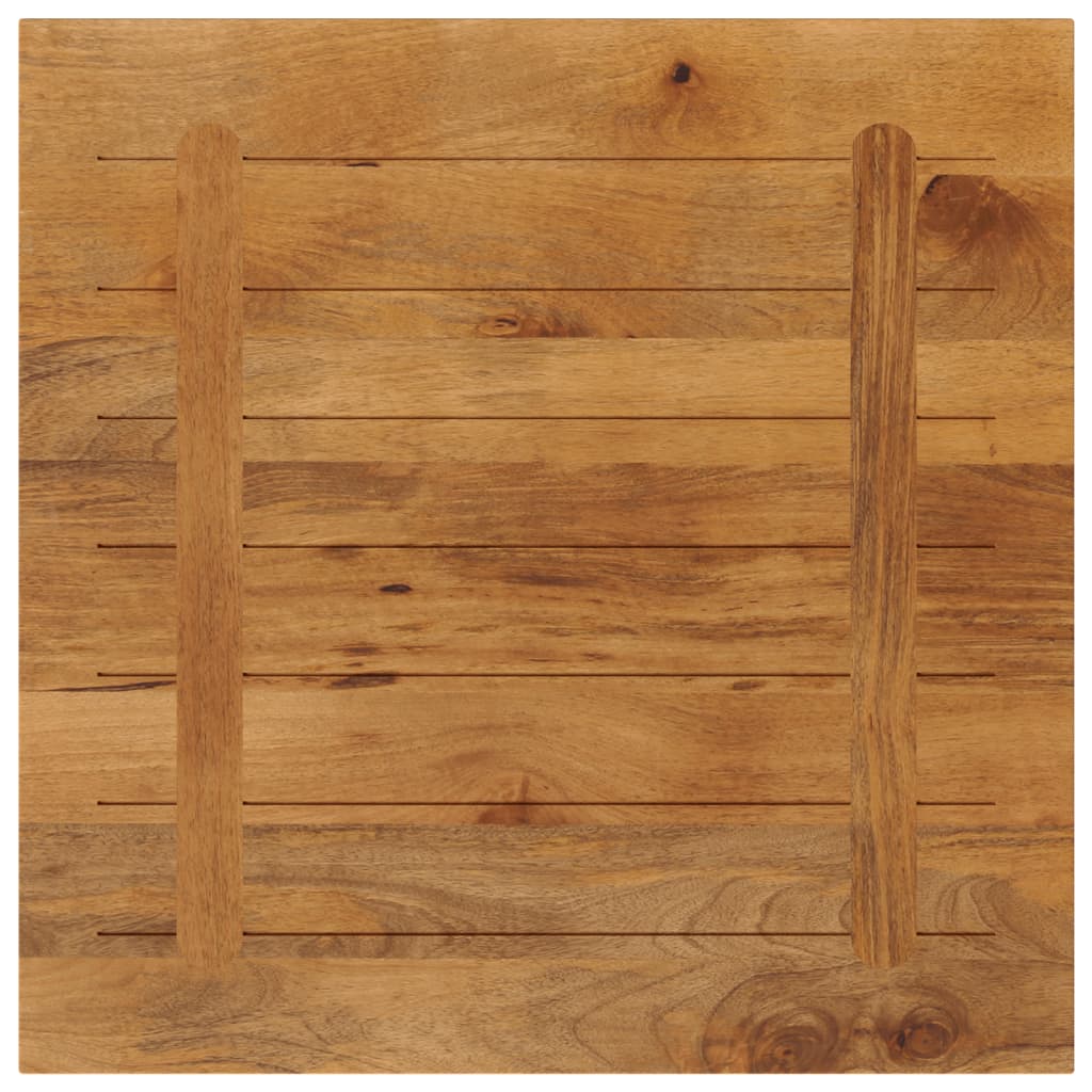Tafelblad vierkant 80x80x2,5 cm massief mangohout is nu te koop bij PeponiXL, paradijselijk wonen!