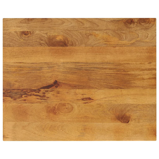 Tafelblad rechthoekig 90x80x2,5 cm massief mangohout is nu te koop bij PeponiXL, paradijselijk wonen!