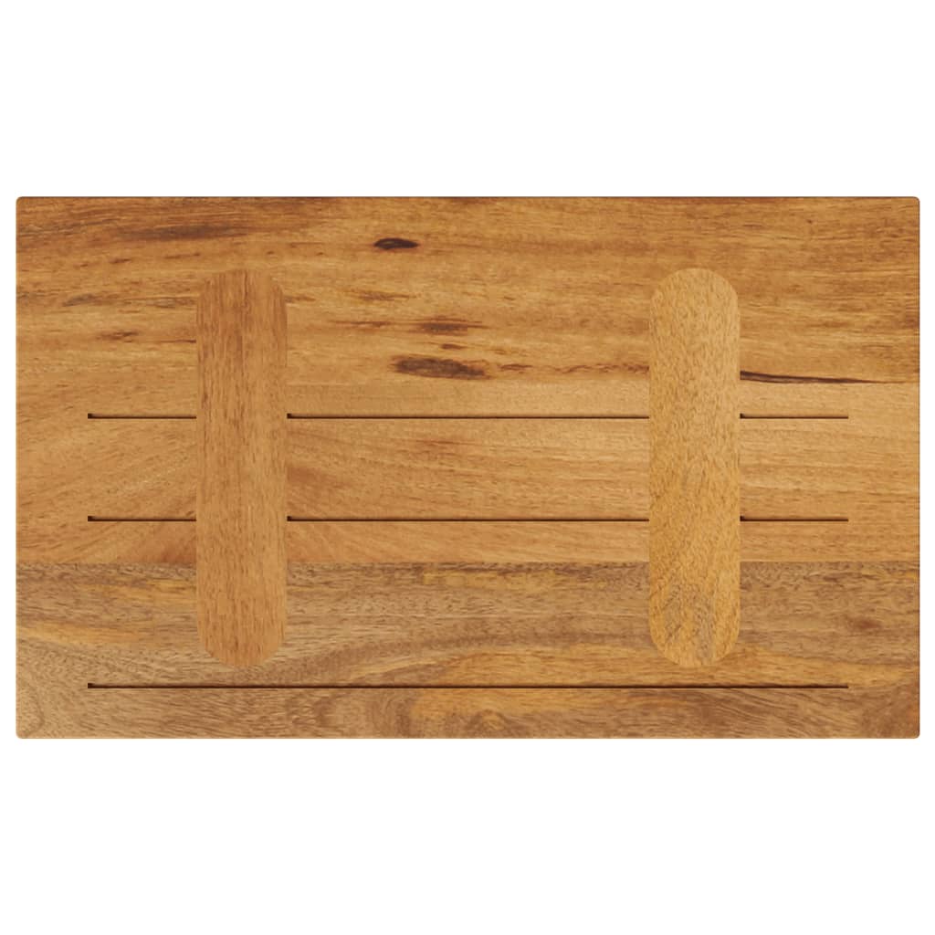 Tafelblad rechthoekig 50x20x3,8 cm massief mangohout is nu te koop bij PeponiXL, paradijselijk wonen!