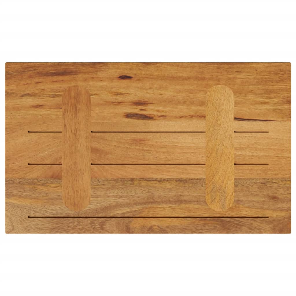 Tafelblad rechthoekig 40x30x3,8 cm massief mangohout is nu te koop bij PeponiXL, paradijselijk wonen!