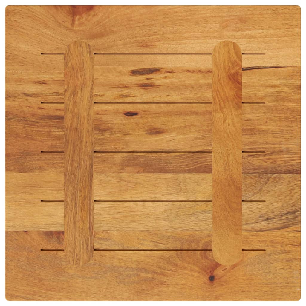 Tafelblad vierkant 40x40x3,8 cm massief mangohout is nu te koop bij PeponiXL, paradijselijk wonen!