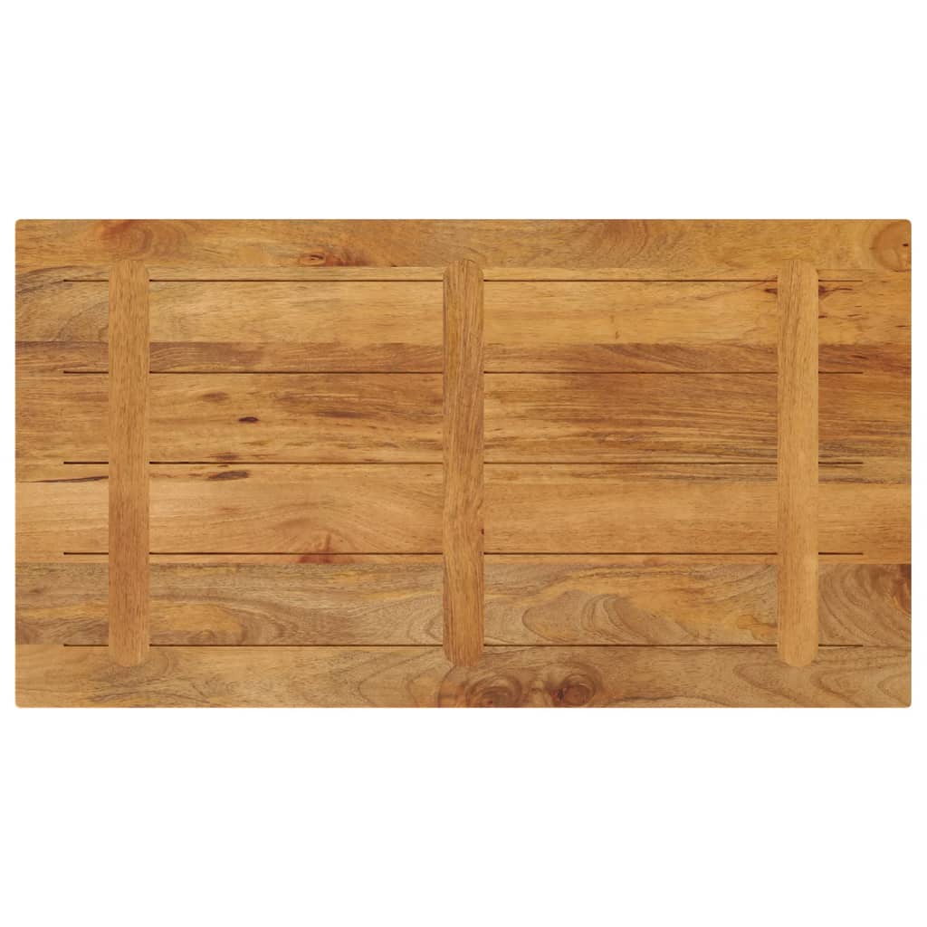 Tafelblad rechthoekig 100x70x3,8 cm massief mangohout is nu te koop bij PeponiXL, paradijselijk wonen!