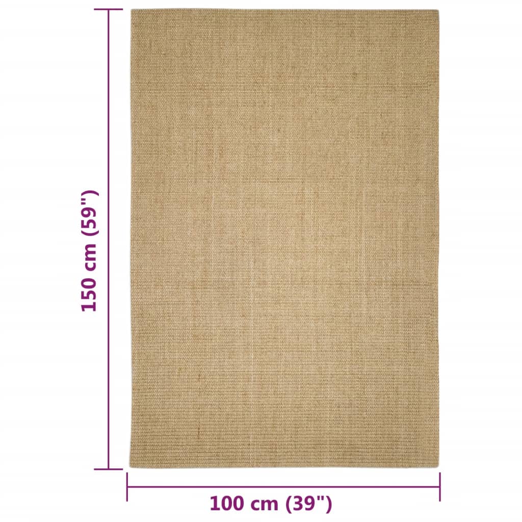 Sisalmat voor krabpaal 100x150 cm is nu te koop bij PeponiXL, paradijselijk wonen!