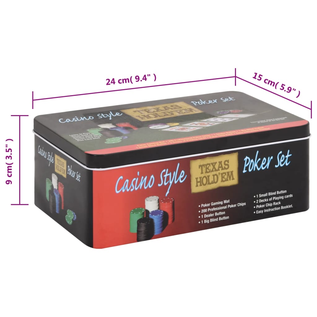 200-delige Pokerset 4 g is nu te koop bij PeponiXL, paradijselijk wonen!