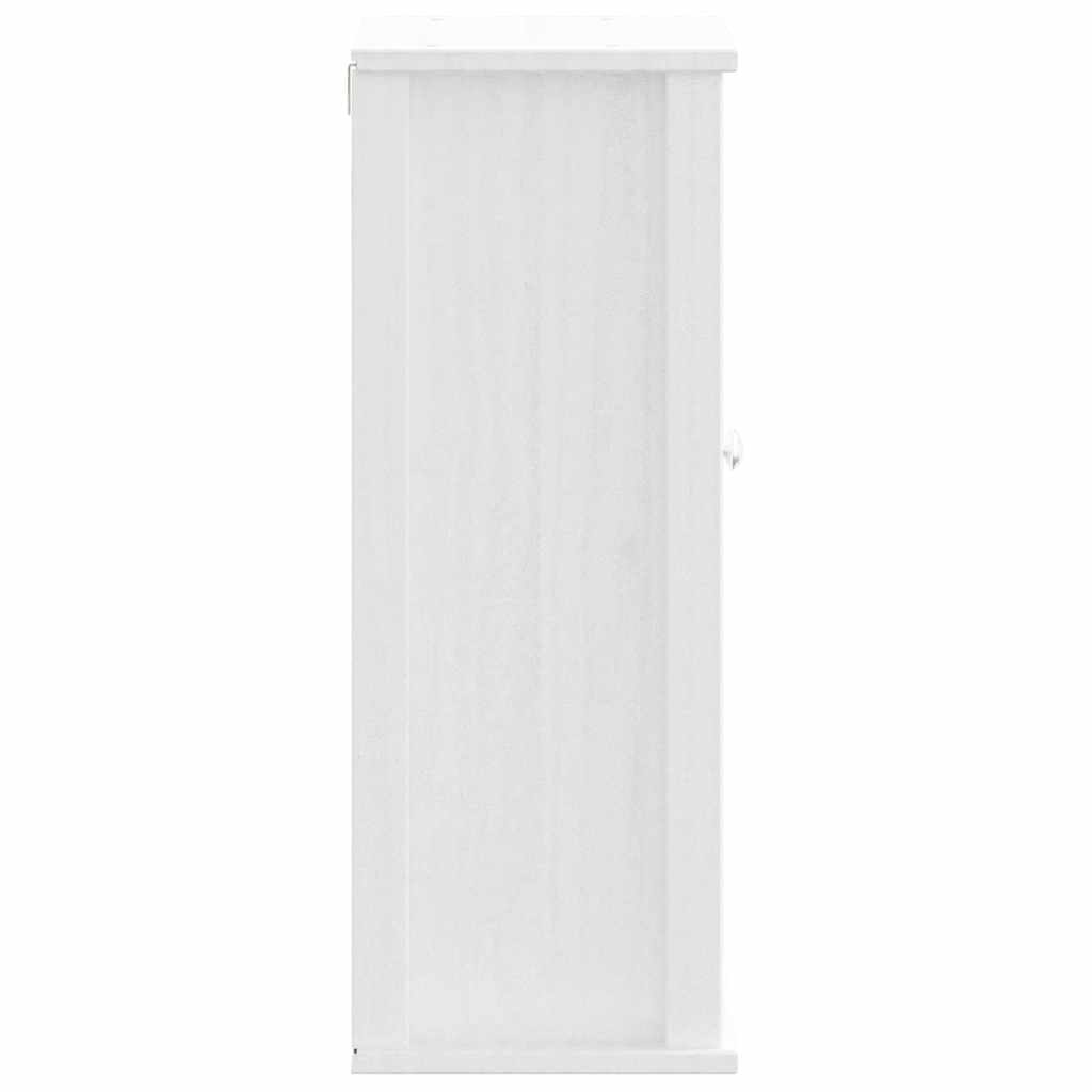 Badkamerkast BERG 40x27x71,5 cm massief grenenhout wit is nu te koop bij PeponiXL, paradijselijk wonen!