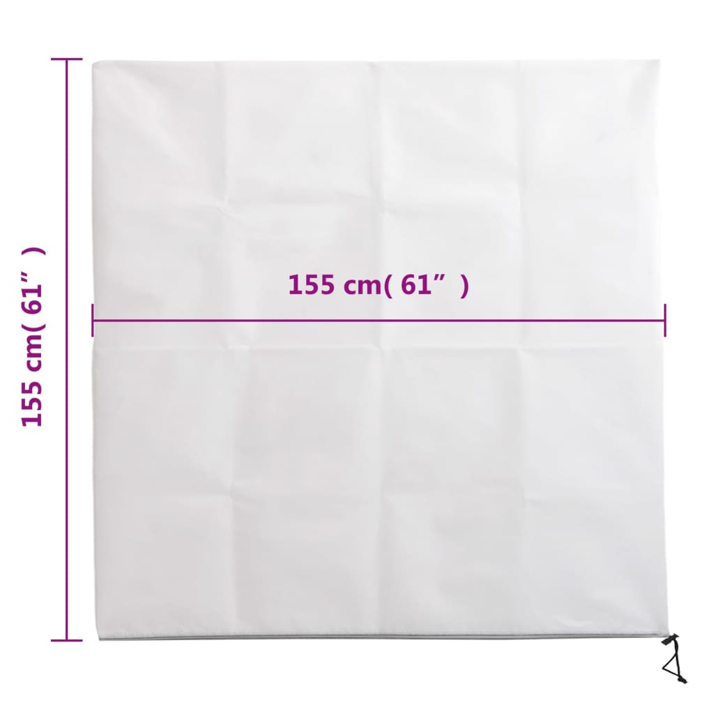 Plantenhoezen met rits 4 st 70 g/m² 1,55x1,55 m is nu te koop bij PeponiXL, paradijselijk wonen!