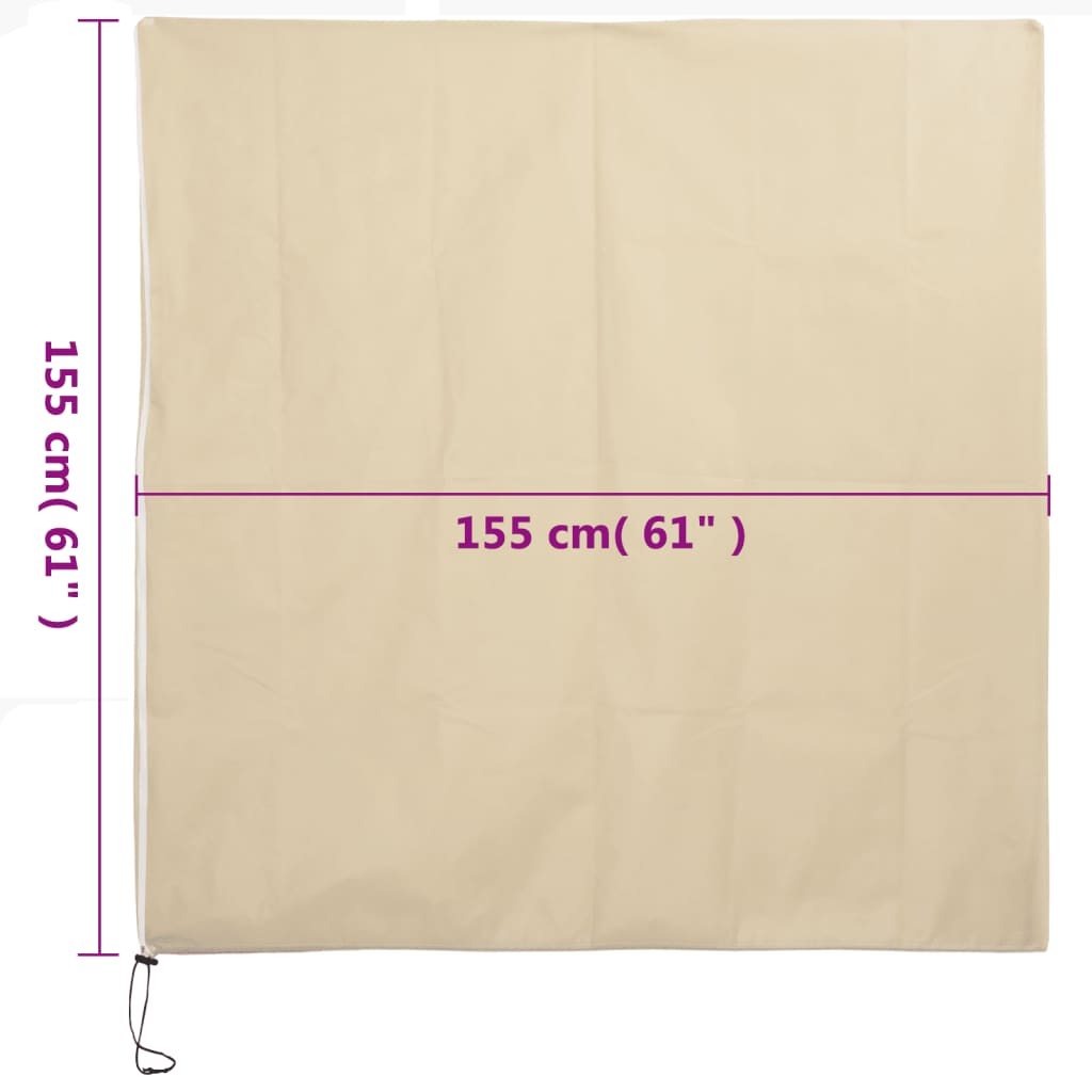 Plantenhoezen met rits 4 st 70 g/m² 1,55x1,55 m is nu te koop bij PeponiXL, paradijselijk wonen!