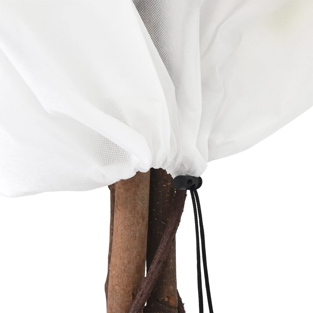 Plantenhoezen met trekkoord 12 st 70 g/m² 0,8x0,8 m is nu te koop bij PeponiXL, paradijselijk wonen!