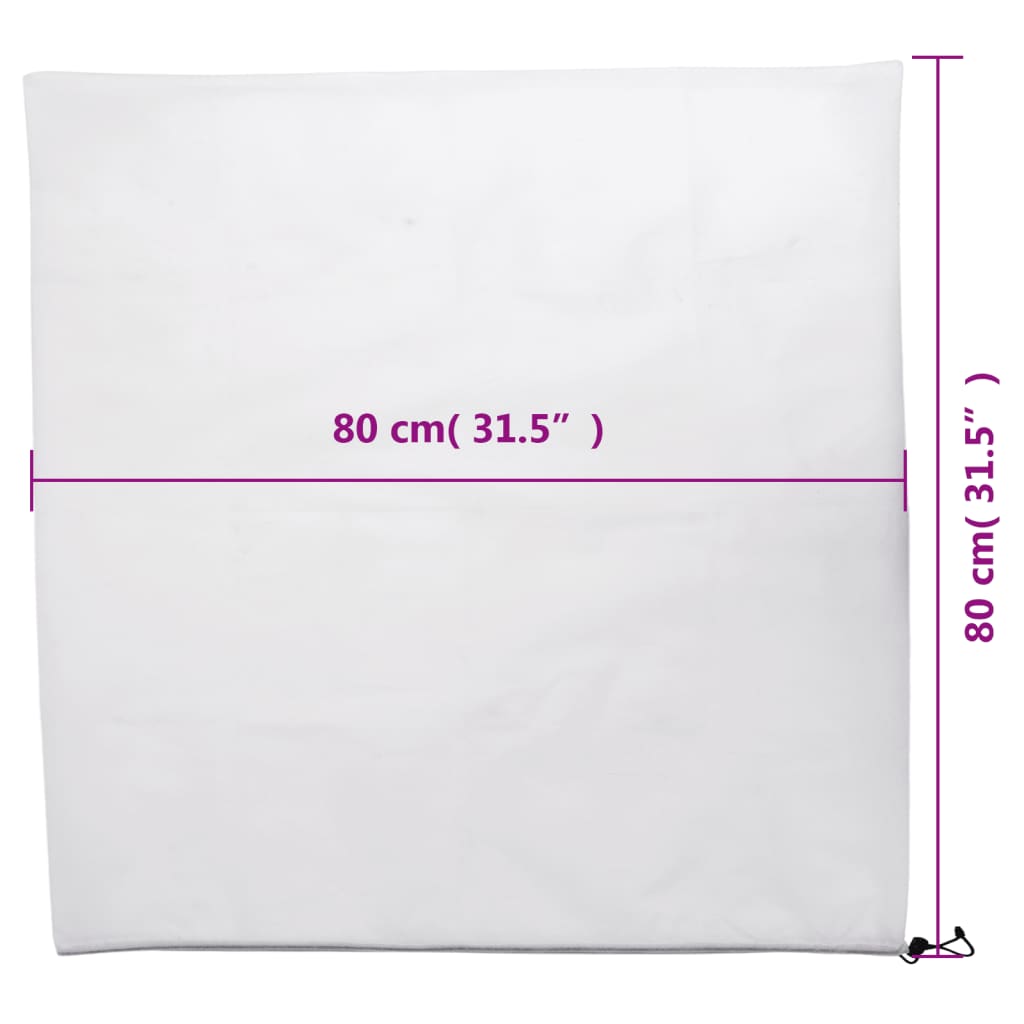 Plantenhoezen met trekkoord 12 st 70 g/m² 0,8x0,8 m is nu te koop bij PeponiXL, paradijselijk wonen!