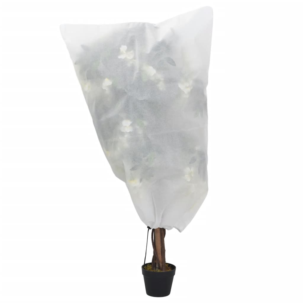 Plantenhoezen met trekkoord 12 st 70 g/m² 0,8x1 m is nu te koop bij PeponiXL, paradijselijk wonen!