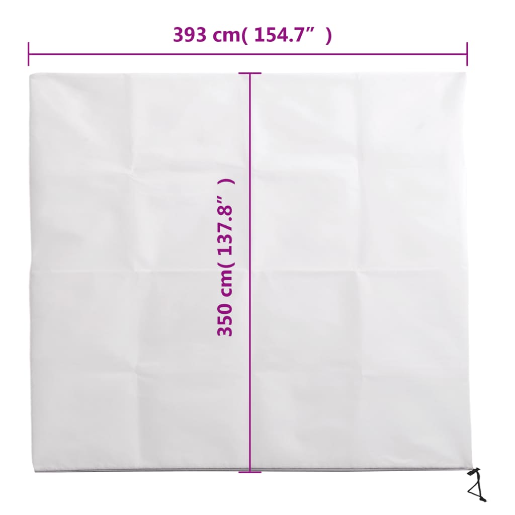 Plantenhoezen met ritssluiting 4 st 70 g/m² 3,93x3,5 m is nu te koop bij PeponiXL, paradijselijk wonen!