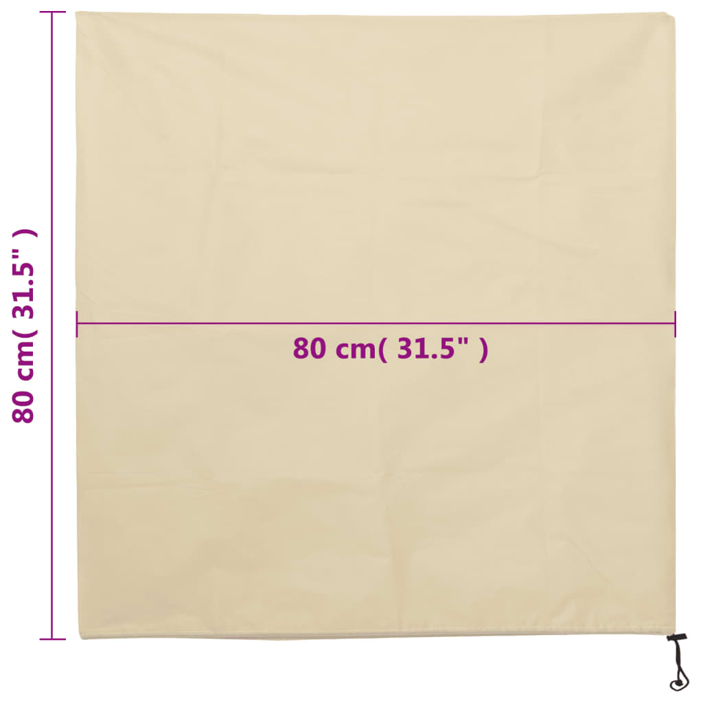 Plantenhoezen met trekkoord 12 st 70 g/m² 0,8x0,8 m is nu te koop bij PeponiXL, paradijselijk wonen!