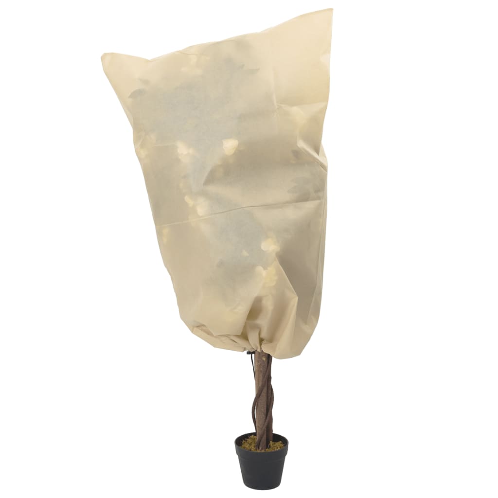 Plantenhoezen met trekkoord 12 st 70 g/m² 0,8x1,2 m is nu te koop bij PeponiXL, paradijselijk wonen!