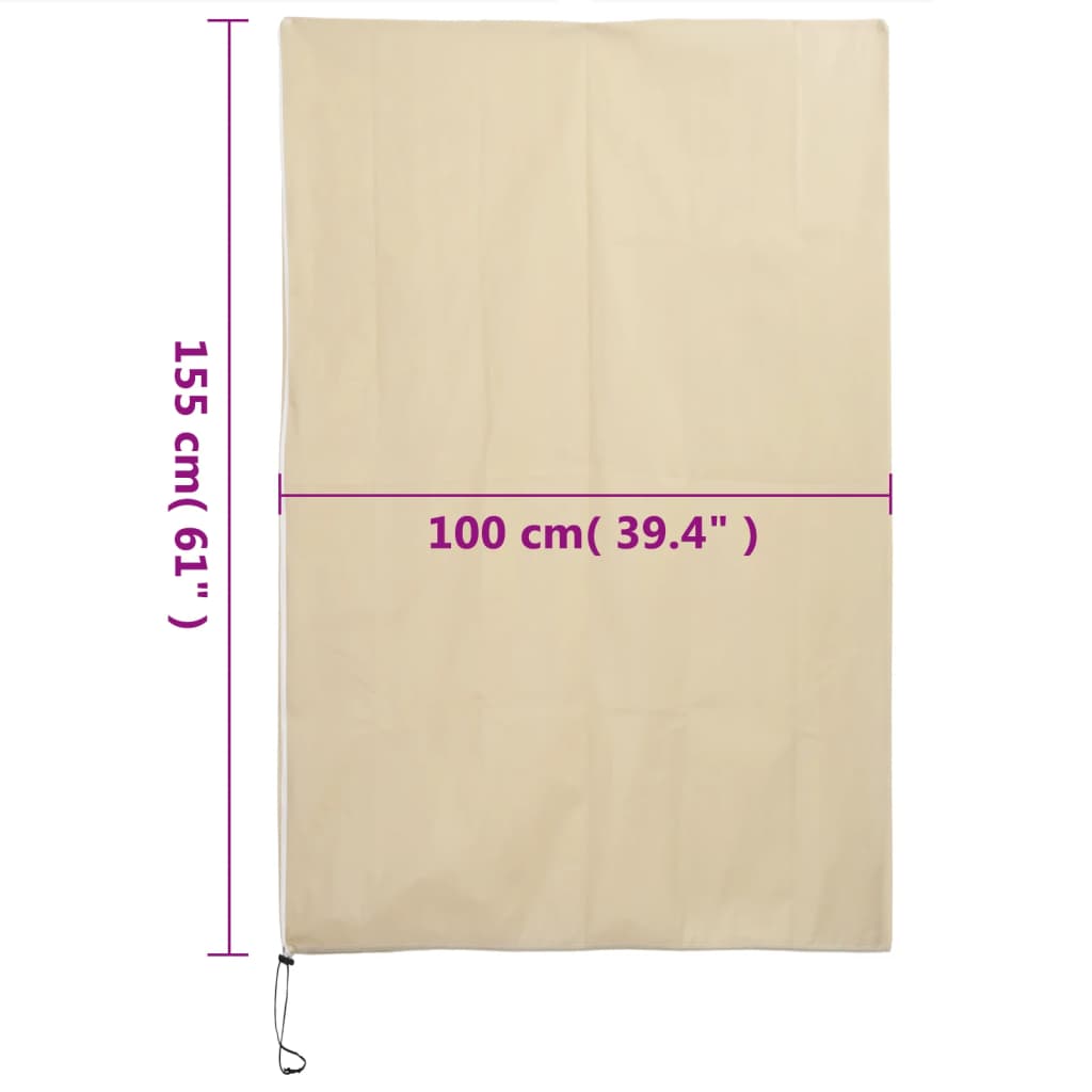 Plantenhoezen met ritssluiting 10 st 70 g/m² 1x1,55 m is nu te koop bij PeponiXL, paradijselijk wonen!