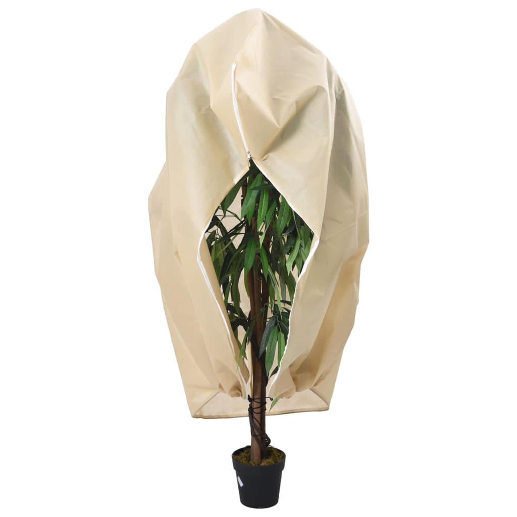 Plantenhoezen met ritssluiting 4 st 70 g/m² 3,14x2,5 m is nu te koop bij PeponiXL, paradijselijk wonen!