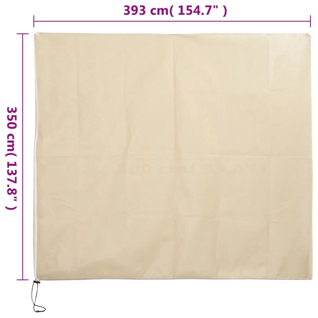 Plantenhoezen met ritssluiting 10 st 70 g/m² 3,93x3,5 m is nu te koop bij PeponiXL, paradijselijk wonen!