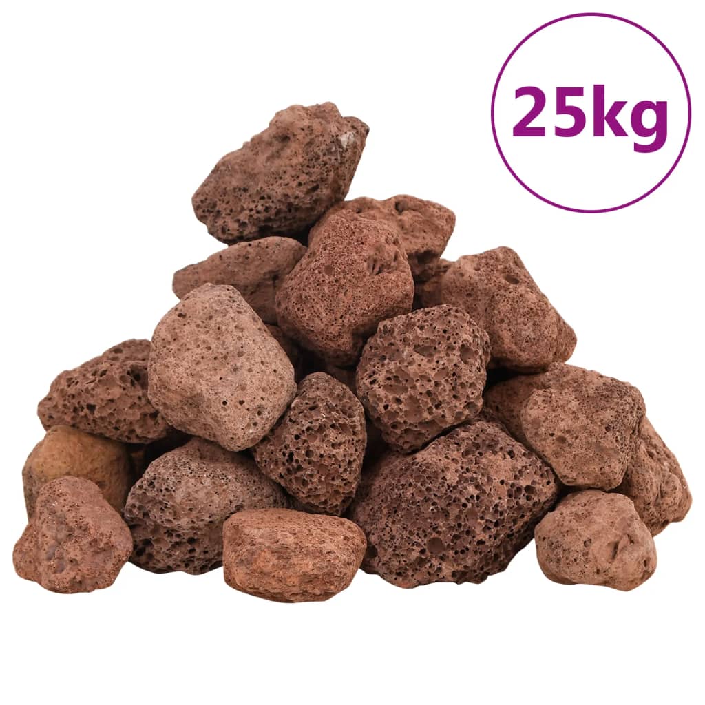 Lavastenen 25 kg 3-5 cm rood is nu te koop bij PeponiXL, paradijselijk wonen!