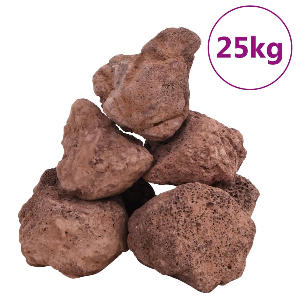 Lavastenen 25 kg 10-30 cm rood is nu te koop bij PeponiXL, paradijselijk wonen!