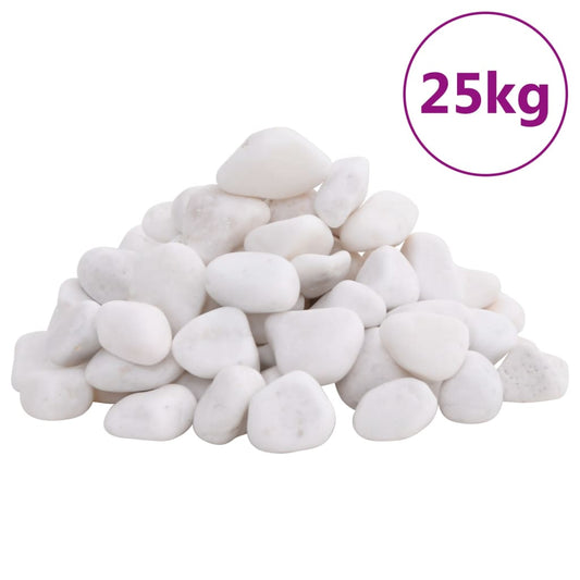 Kiezelstenen gepolijst 2-5 cm 25 kg wit is nu te koop bij PeponiXL, paradijselijk wonen!