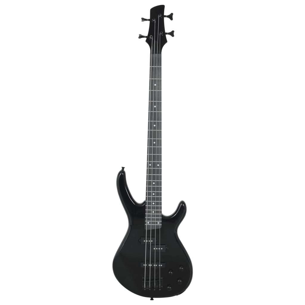 Basgitaar voor beginners elektrisch met tas 4/4 46" zwart is nu te koop bij PeponiXL, paradijselijk wonen!