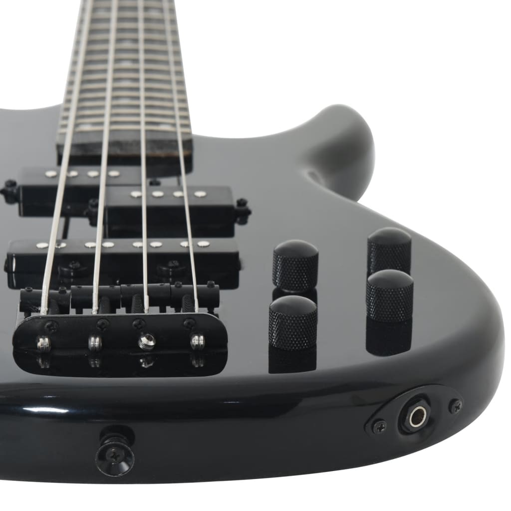 Basgitaar voor beginners elektrisch met tas 4/4 46" zwart is nu te koop bij PeponiXL, paradijselijk wonen!