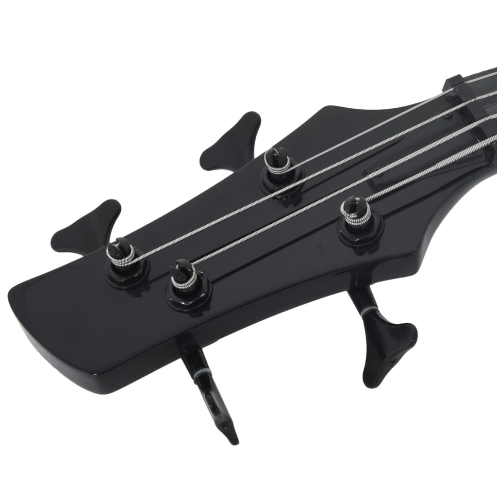 Basgitaar voor beginners elektrisch met tas 4/4 46" zwart is nu te koop bij PeponiXL, paradijselijk wonen!