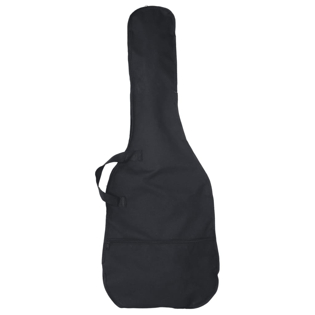 Basgitaar voor beginners elektrisch met tas 4/4 46" bruin zwart is nu te koop bij PeponiXL, paradijselijk wonen!