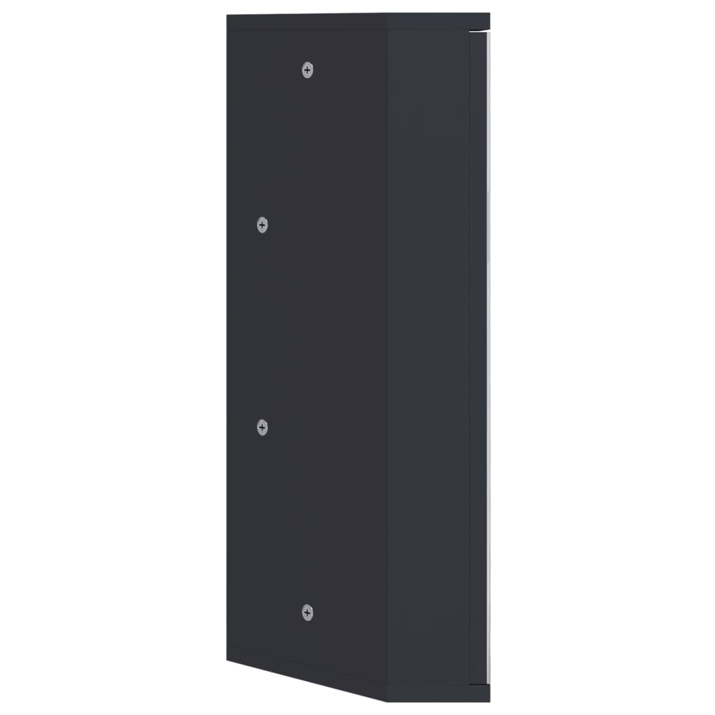 Badkamerkast met spiegel 30x24x60 cm grijs is nu te koop bij PeponiXL, paradijselijk wonen!