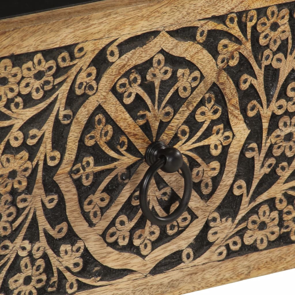 Tv-meubel 70x33x46 cm massief mangohout is nu te koop bij PeponiXL, paradijselijk wonen!