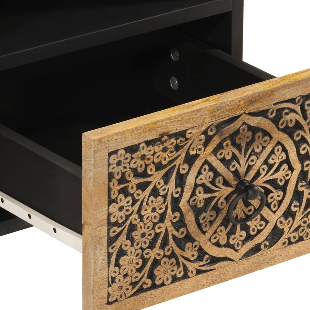 Tv-meubel 70x33x46 cm massief mangohout is nu te koop bij PeponiXL, paradijselijk wonen!