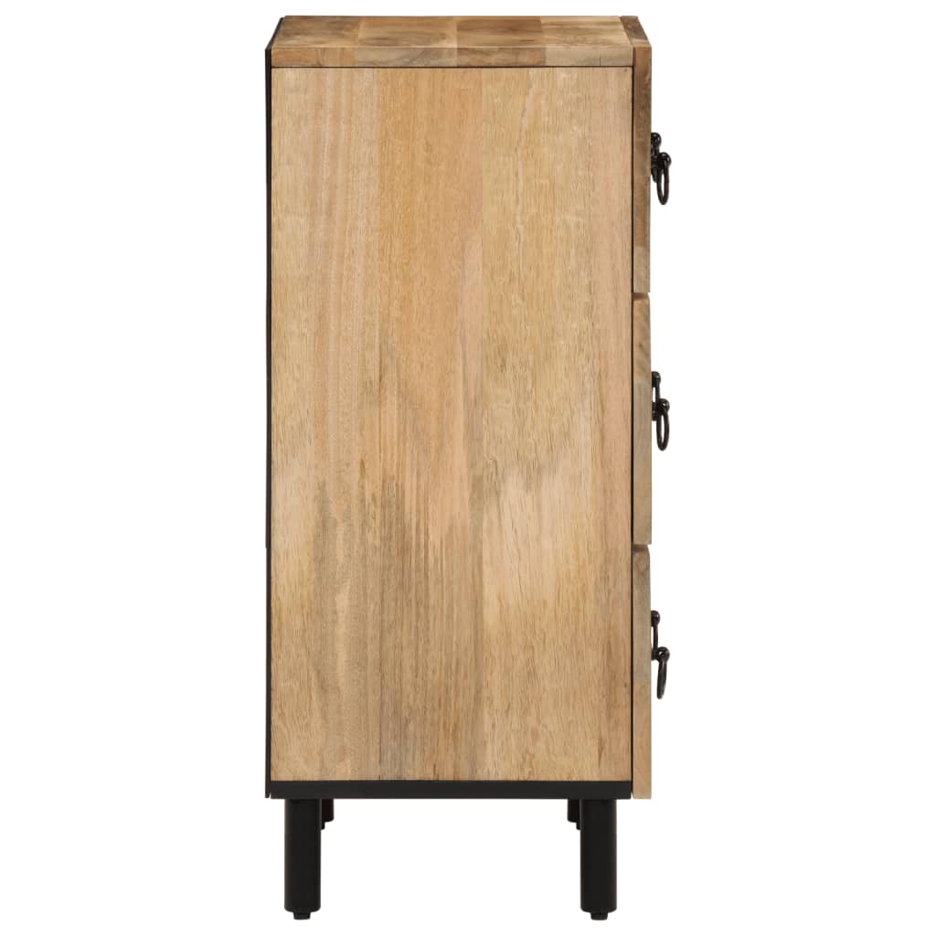 Bijzetkast 60x33x75 cm massief mangohout is nu te koop bij PeponiXL, paradijselijk wonen!