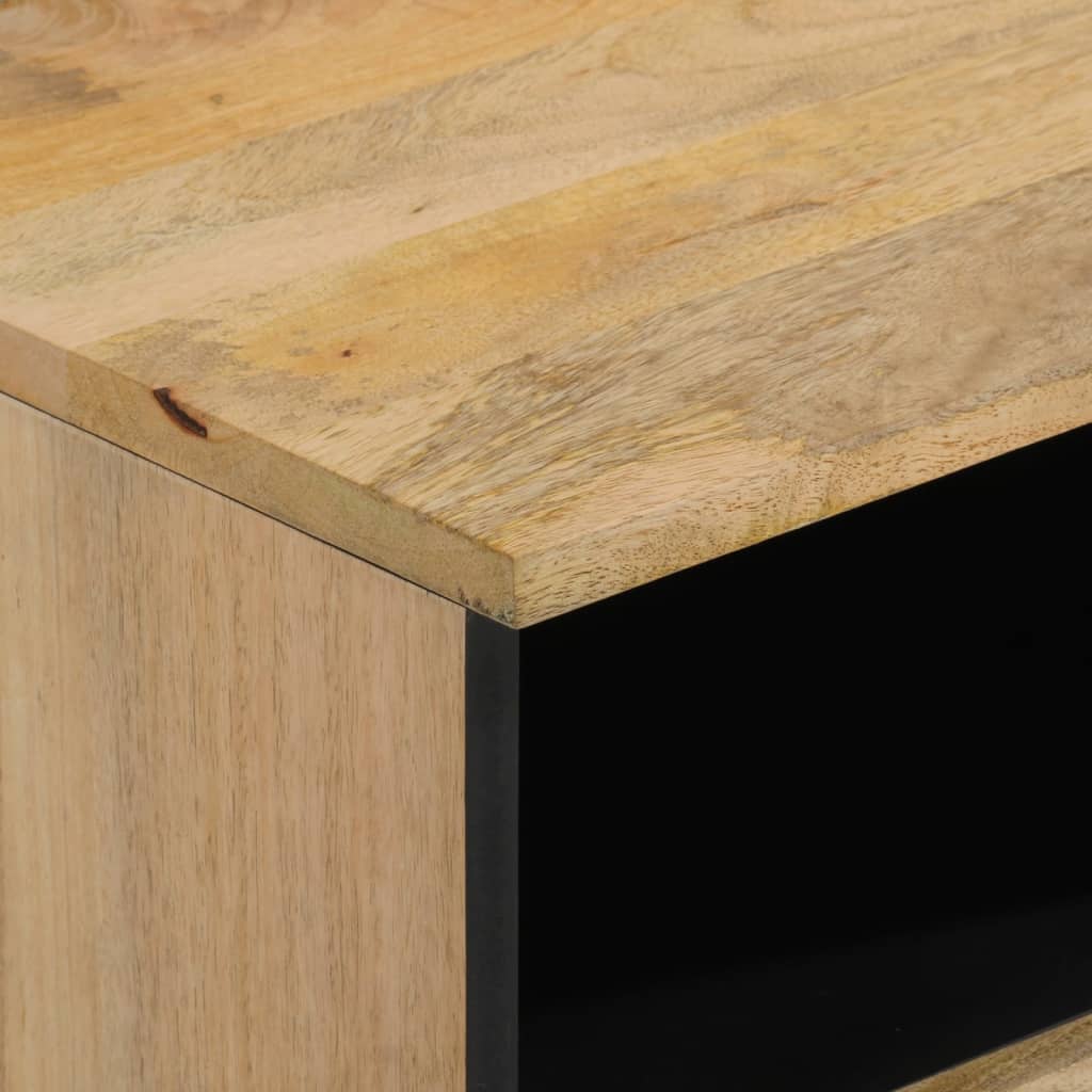 Nachtkastje 40x33x46 cm massief mangohout is nu te koop bij PeponiXL, paradijselijk wonen!