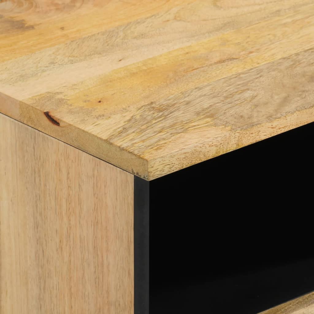 Nachtkastjes 2 st 40x33x46 cm massief mangohout is nu te koop bij PeponiXL, paradijselijk wonen!