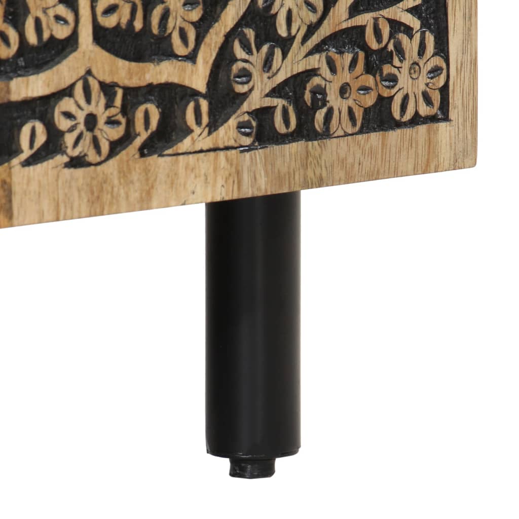 Salontafel 100x54x40 cm massief mangohout is nu te koop bij PeponiXL, paradijselijk wonen!