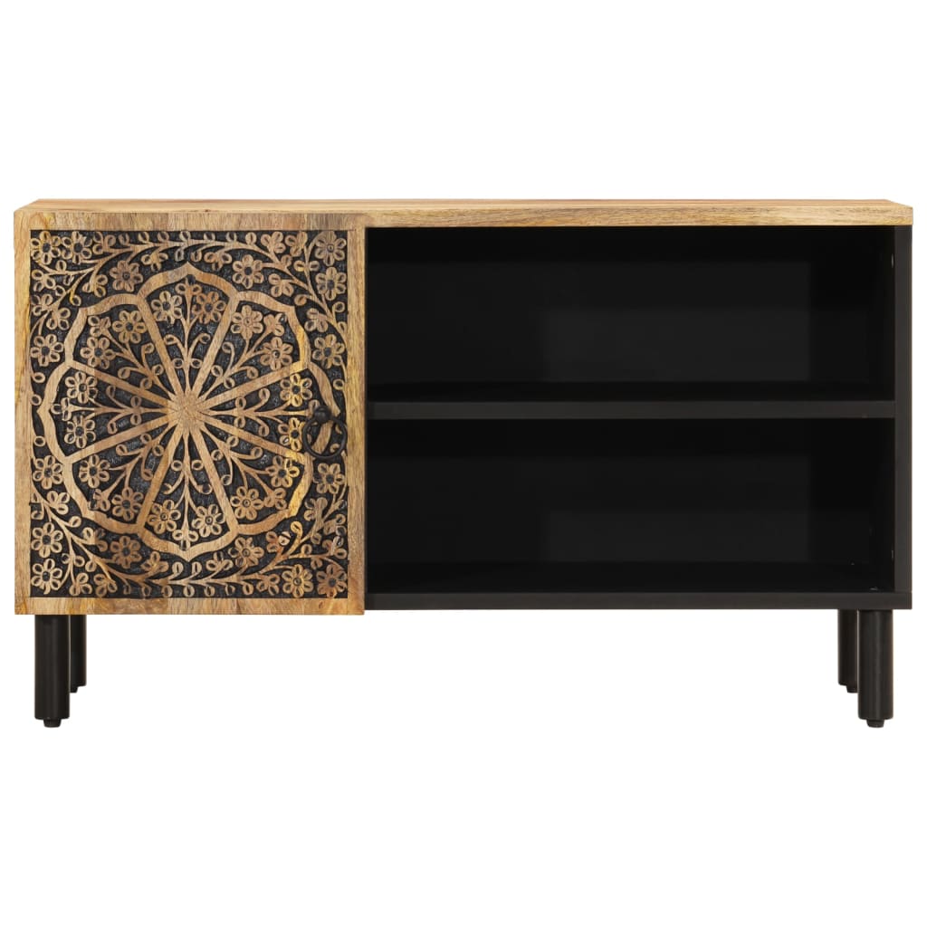 Tv-meubel 80x31x46 cm massief mangohout is nu te koop bij PeponiXL, paradijselijk wonen!