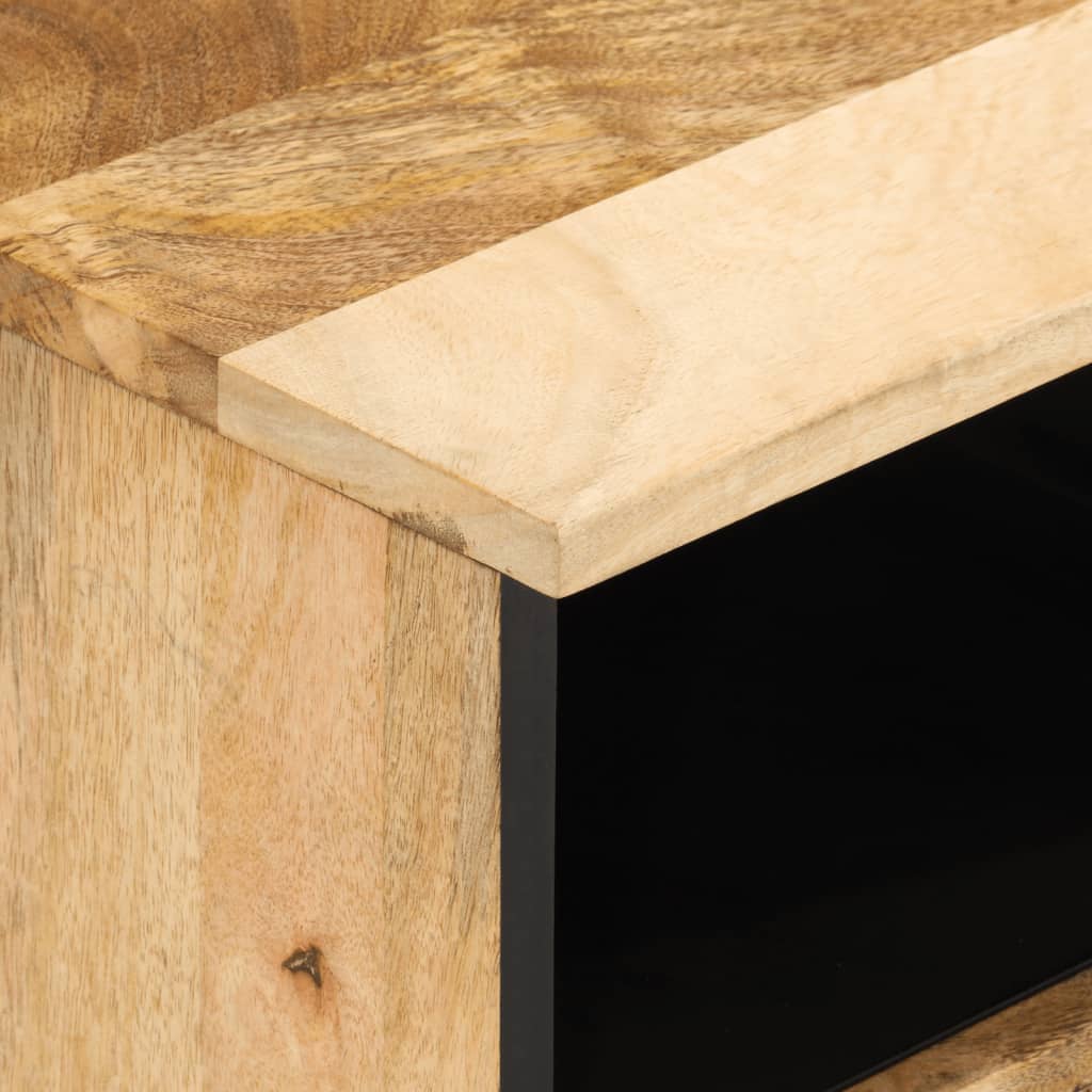 Tv-meubel 100x33x46 cm massief mangohout is nu te koop bij PeponiXL, paradijselijk wonen!