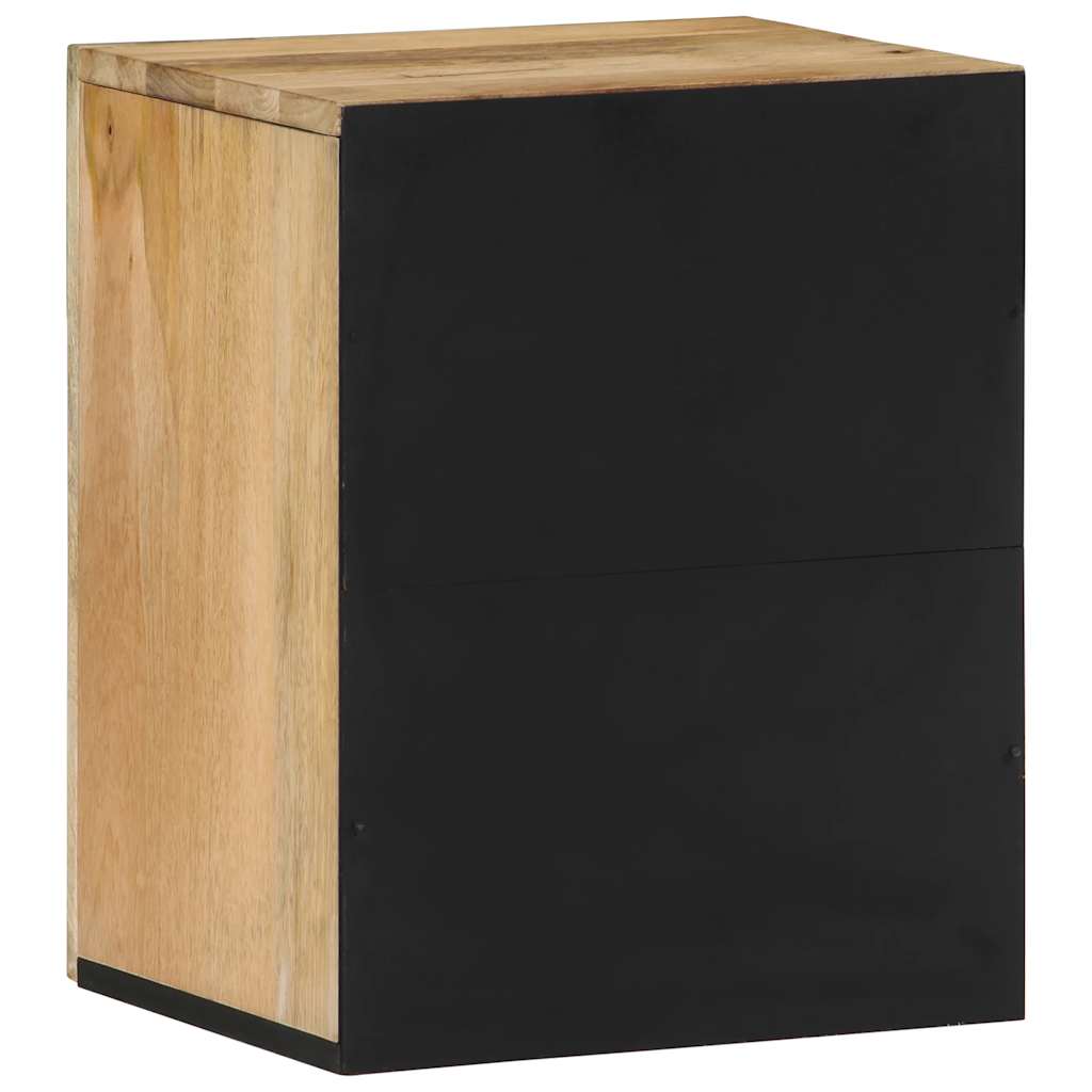 Badkamerwandkast 38x33x48 cm massief mangohout is nu te koop bij PeponiXL, paradijselijk wonen!