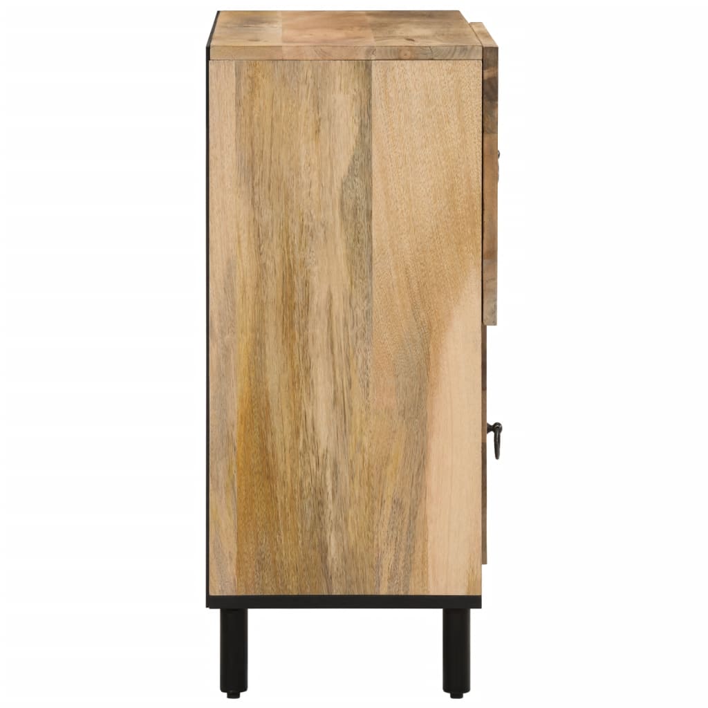 Bijzetkast 80x33x75 cm massief mangohout is nu te koop bij PeponiXL, paradijselijk wonen!