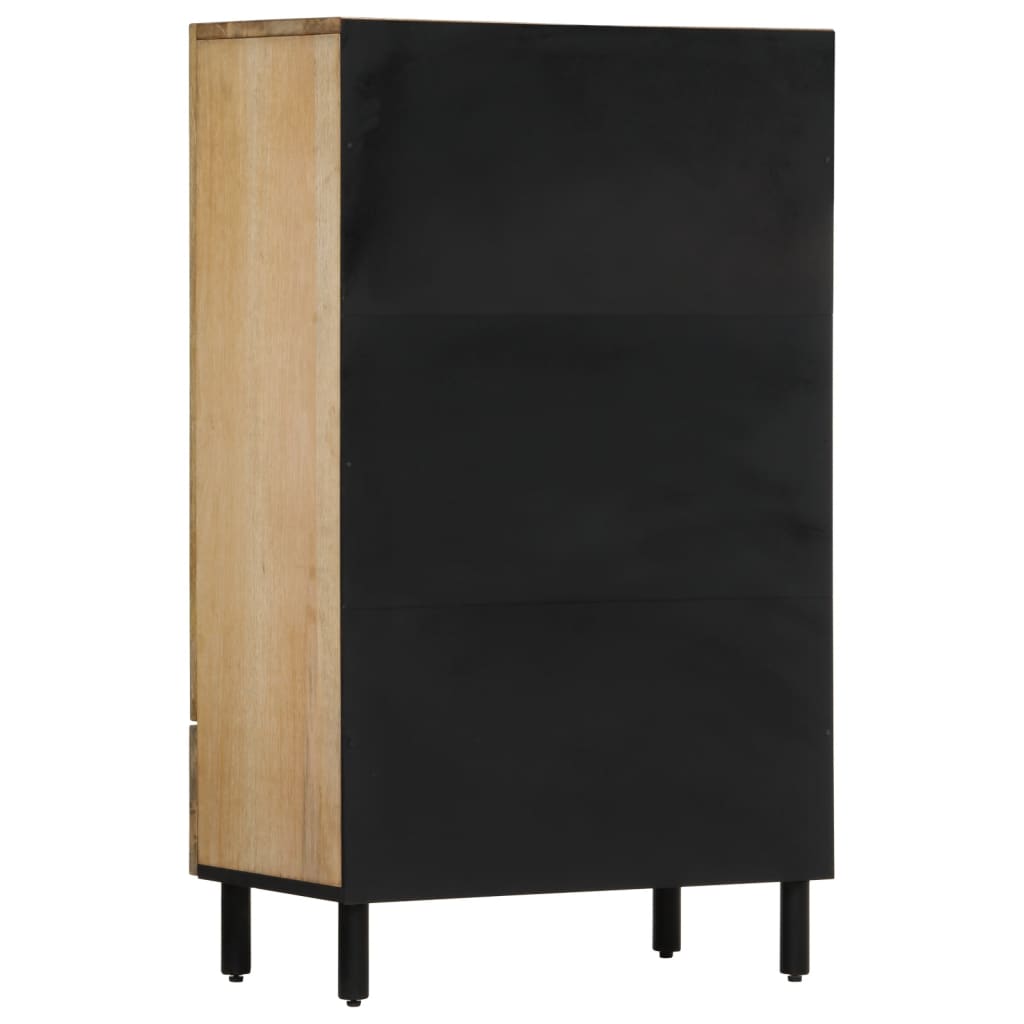 Hoge kast 60x33x100 cm massief mangohout is nu te koop bij PeponiXL, paradijselijk wonen!
