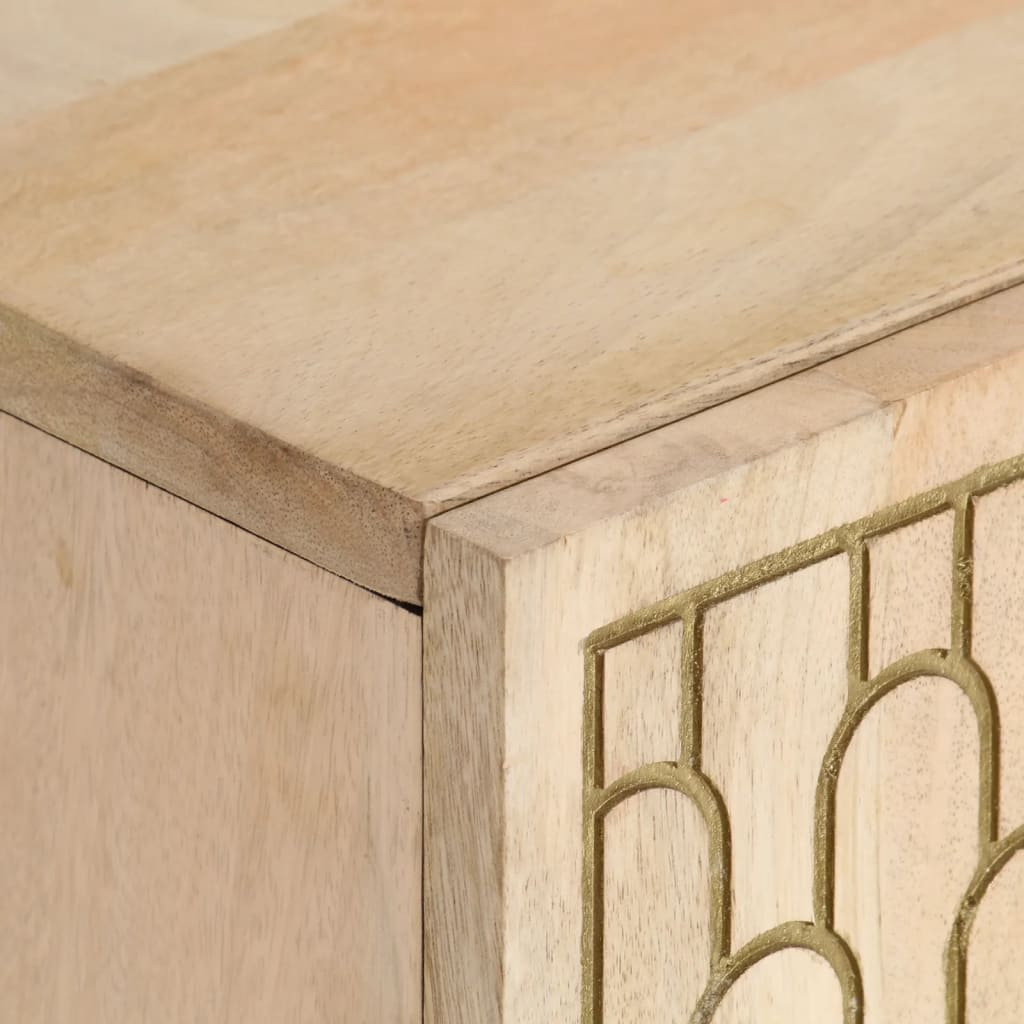 Tv-meubel 105x33x46cm massief mangohout is nu te koop bij PeponiXL, paradijselijk wonen!