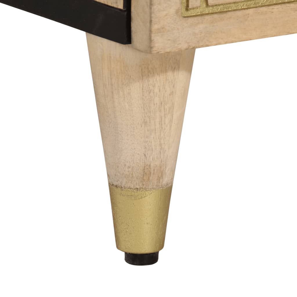 Tv-meubel 105x33x46cm massief mangohout is nu te koop bij PeponiXL, paradijselijk wonen!