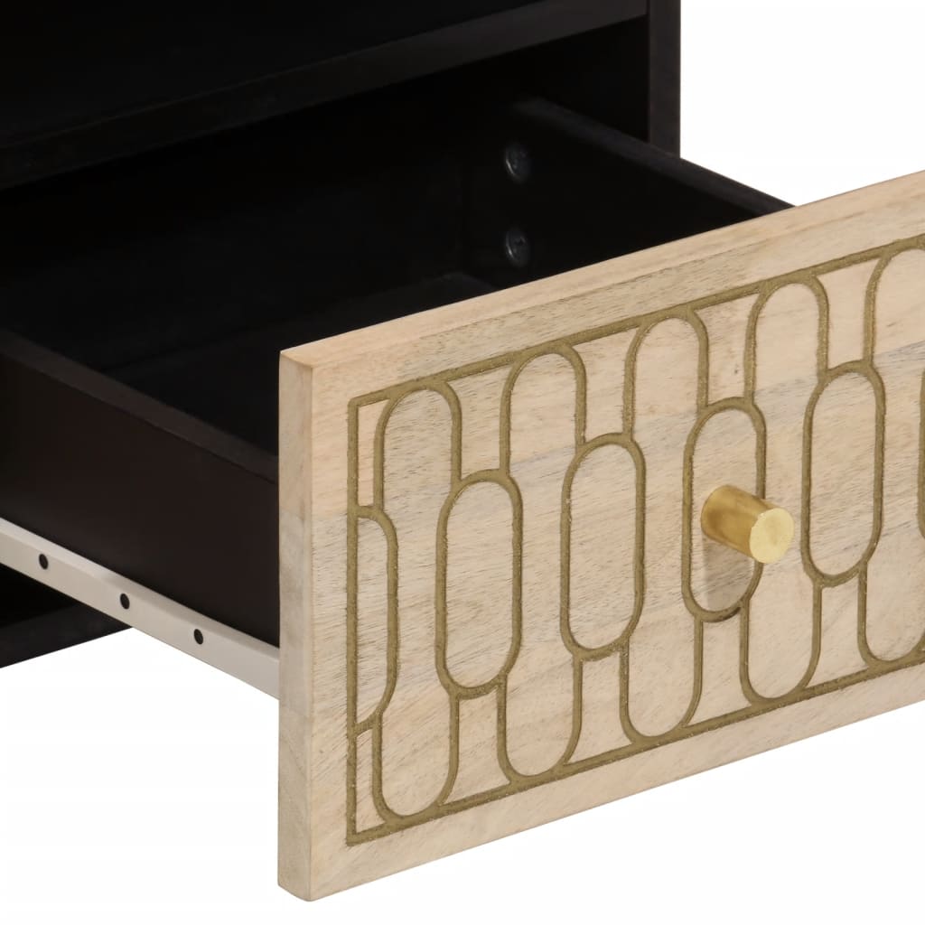 Tv-meubel 70x33x46 cm massief mangohout is nu te koop bij PeponiXL, paradijselijk wonen!