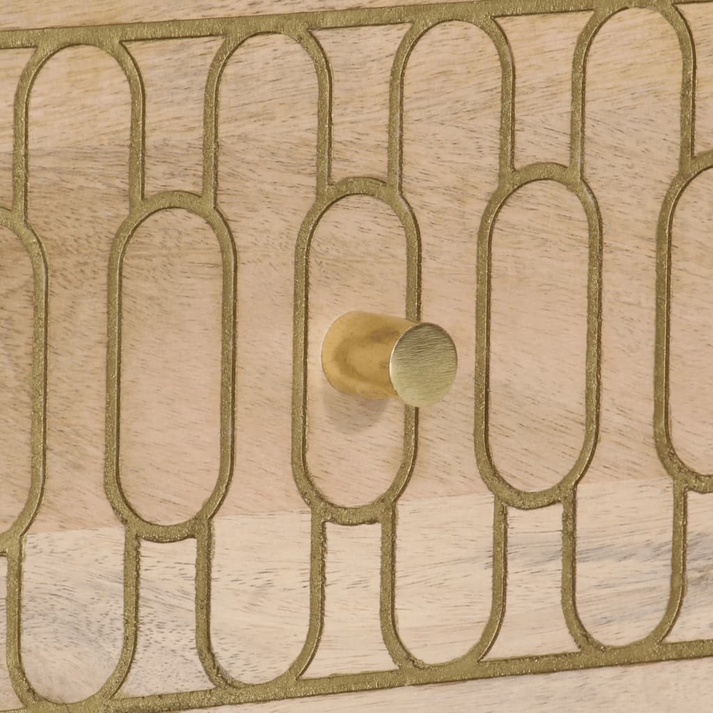 Tv-meubel 70x33x46 cm massief mangohout is nu te koop bij PeponiXL, paradijselijk wonen!